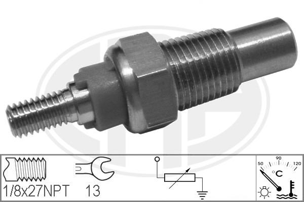 Senzor,temperatura lichid de racire WG1492421 WILMINK GROUP