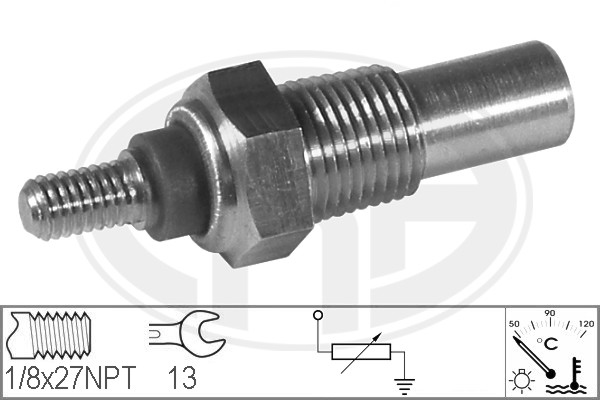 Senzor,temperatura lichid de racire WG1492431 WILMINK GROUP
