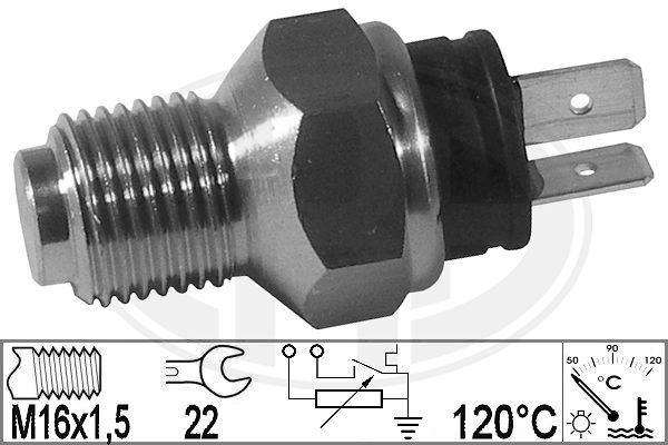 Senzor,temperatura lichid de racire WG1492444 WILMINK GROUP
