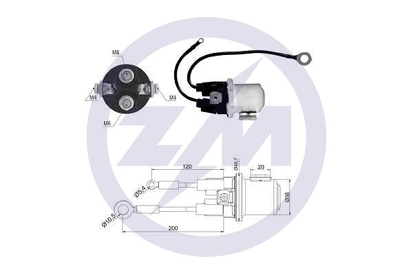 Solenoid, electromotor WG2017840 WILMINK GROUP