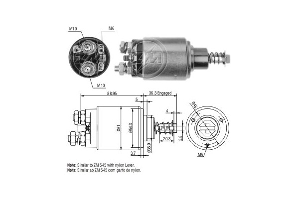 Solenoid, electromotor WG2017951 WILMINK GROUP