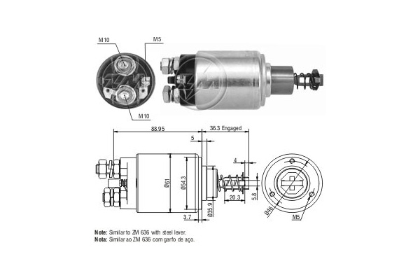 Solenoid, electromotor WG2017946 WILMINK GROUP