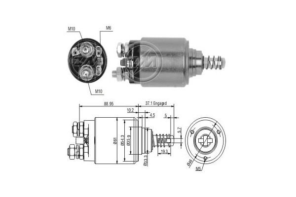 Solenoid, electromotor WG2018062 WILMINK GROUP