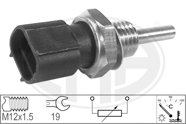 Senzor,temperatura lichid de racire WG1492559 WILMINK GROUP