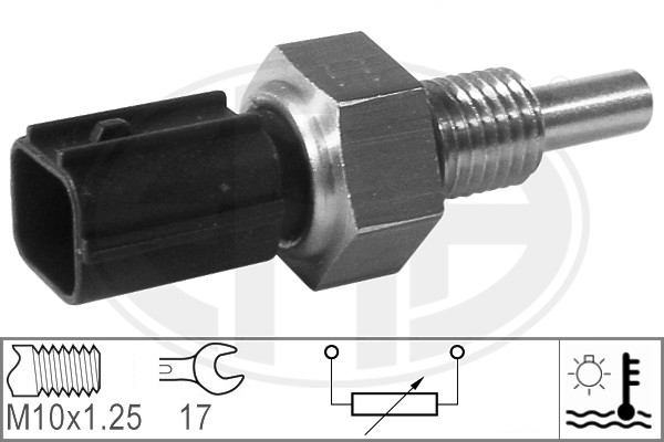 Senzor,temperatura lichid de racire WG1492566 WILMINK GROUP