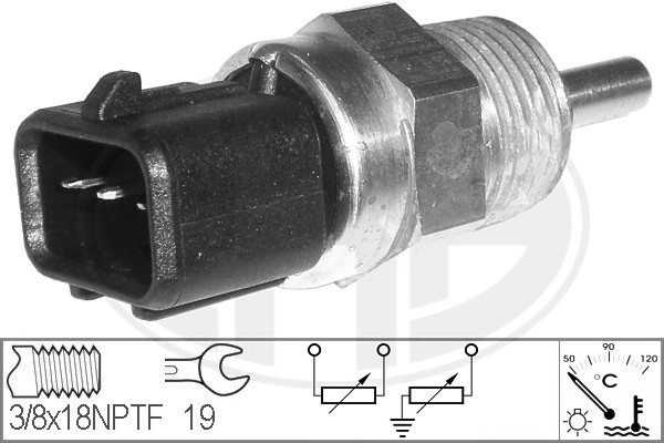 Senzor,temperatura lichid de racire WG1492556 WILMINK GROUP