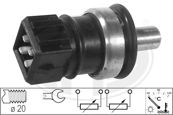 Senzor,temperatura lichid de racire WG1492558 WILMINK GROUP