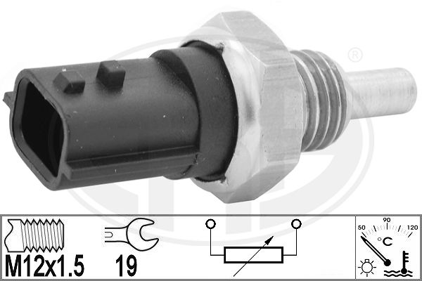 Senzor,temperatura lichid de racire WG1492690 WILMINK GROUP