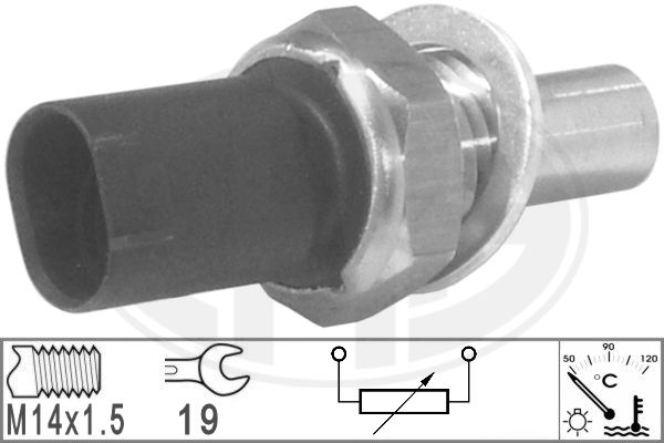 Senzor,temperatura lichid de racire WG1492617 WILMINK GROUP