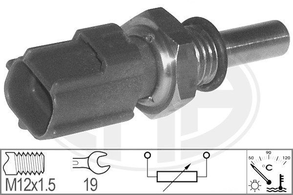 Senzor,temperatura lichid de racire WG1492614 WILMINK GROUP