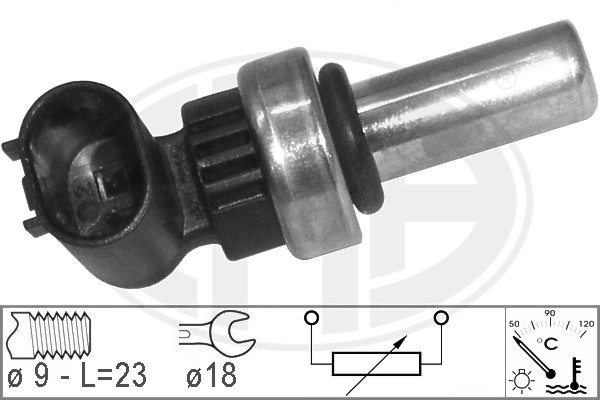 Senzor,temperatura lichid de racire WG1492607 WILMINK GROUP