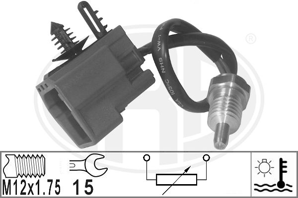 Senzor,temperatura lichid de racire WG1492635 WILMINK GROUP
