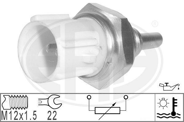 Senzor,temperatura lichid de racire WG1492633 WILMINK GROUP