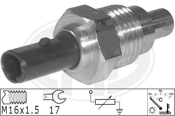 Senzor,temperatura lichid de racire WG1492630 WILMINK GROUP