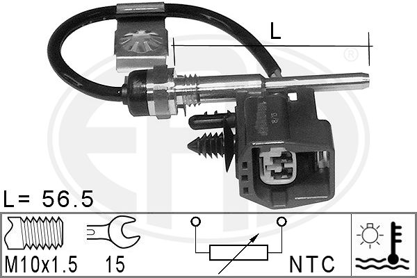 Senzor,temperatura lichid de racire WG1492627 WILMINK GROUP