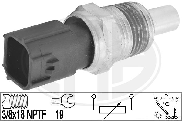 Senzor,temperatura lichid de racire WG1777139 WILMINK GROUP