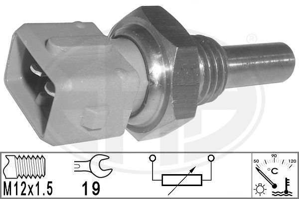 Senzor,temperatura lichid de racire WG1492660 WILMINK GROUP