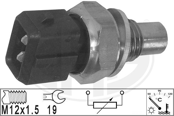Senzor,temperatura lichid de racire WG1492640 WILMINK GROUP