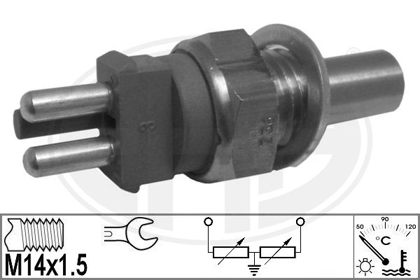 Senzor,temperatura lichid de racire WG1492648 WILMINK GROUP