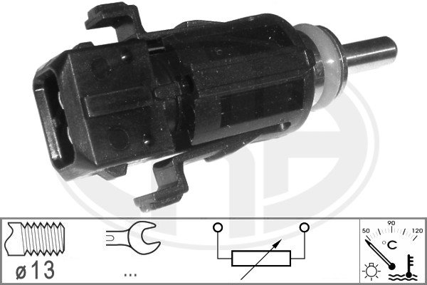 Senzor,temperatura lichid de racire WG1492590 WILMINK GROUP