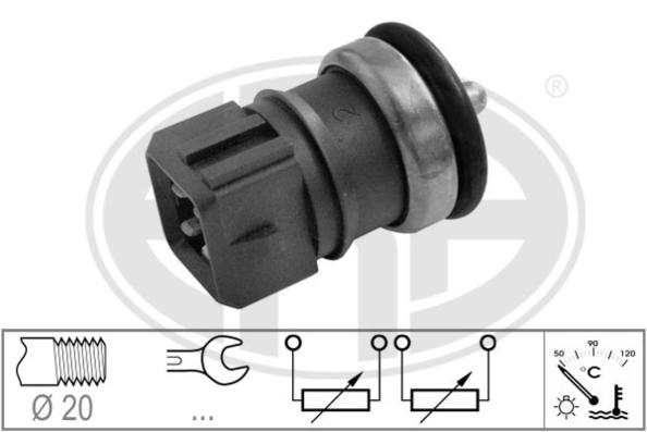 Senzor,temperatura lichid de racire WG1492596 WILMINK GROUP