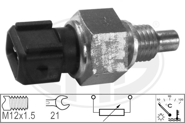 Senzor,temperatura lichid de racire WG1492569 WILMINK GROUP