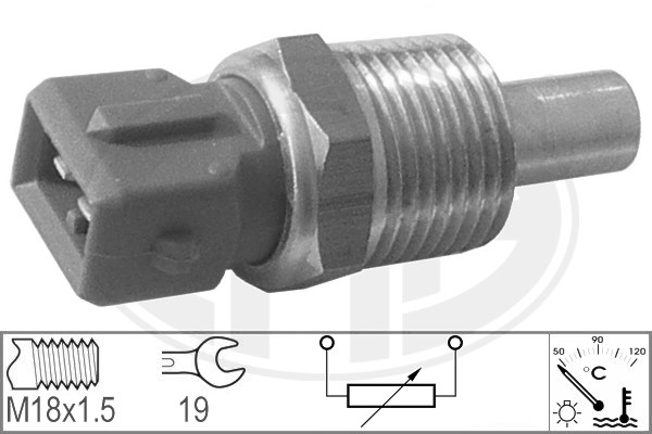 Senzor,temperatura lichid de racire WG1492572 WILMINK GROUP