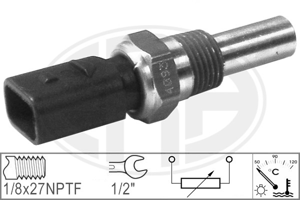 Senzor,temperatura lichid de racire WG1492575 WILMINK GROUP