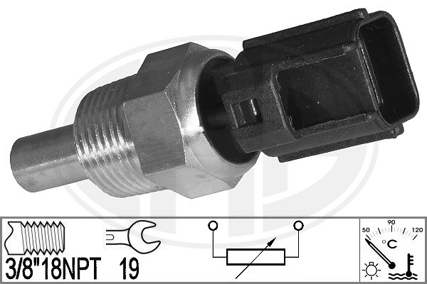 Senzor,temperatura lichid de racire WG2025817 WILMINK GROUP