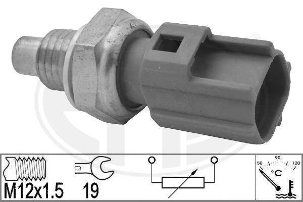 Senzor,temperatura lichid de racire WG2025816 WILMINK GROUP