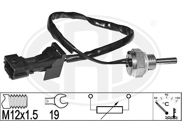 Senzor,temperatura lichid de racire WG2025803 WILMINK GROUP