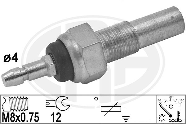 Senzor,temperatura lichid de racire WG2151265 WILMINK GROUP