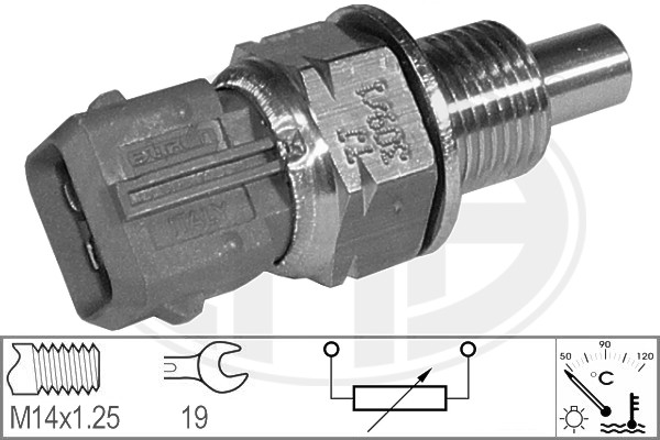 Senzor,temperatura lichid de racire WG1492604 WILMINK GROUP