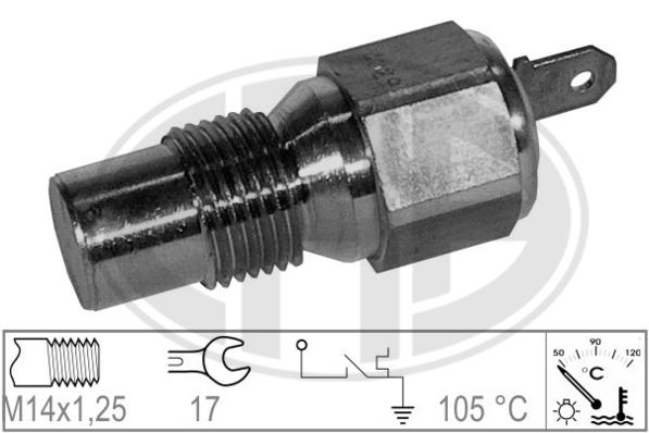 Senzor,temperatura lichid de racire WG1492513 WILMINK GROUP