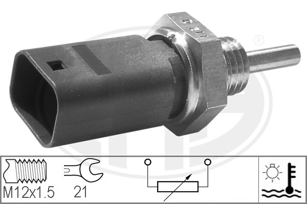 Senzor,temperatura lichid de racire WG1492531 WILMINK GROUP