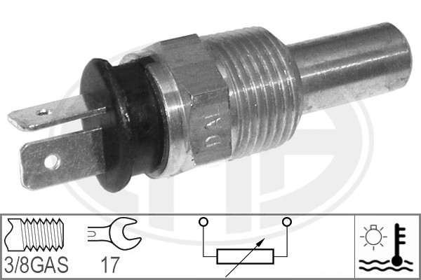 Senzor,temperatura lichid de racire WG1492532 WILMINK GROUP