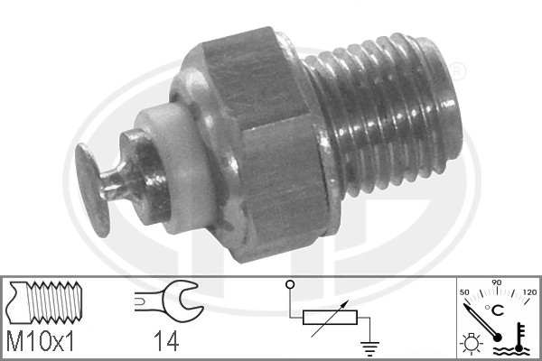 Senzor,temperatura lichid de racire WG1492462 WILMINK GROUP
