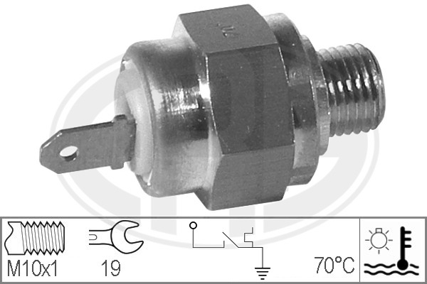 Senzor,temperatura lichid de racire WG1492469 WILMINK GROUP