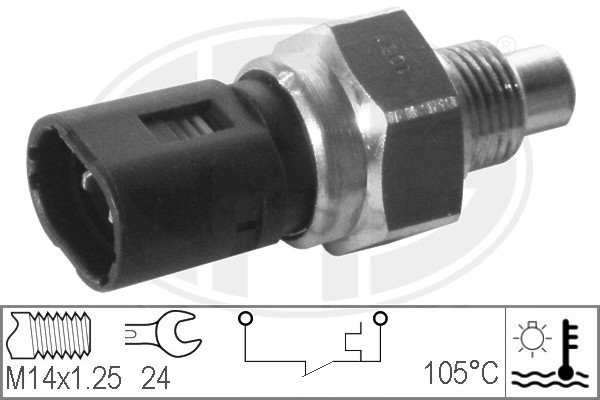 Senzor,temperatura lichid de racire WG1492472 WILMINK GROUP