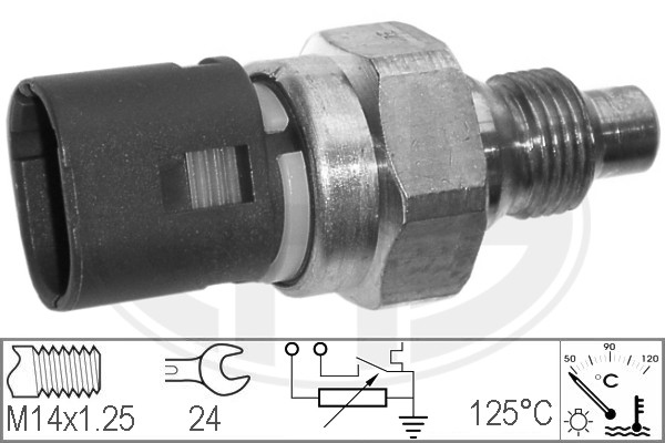 Senzor,temperatura lichid de racire WG1492473 WILMINK GROUP