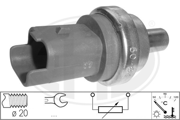 Senzor,temperatura lichid de racire WG1492511 WILMINK GROUP