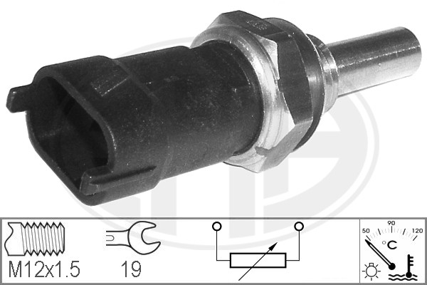 Senzor,temperatura lichid de racire WG1492512 WILMINK GROUP