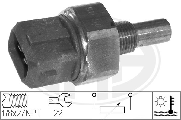 Senzor,temperatura lichid de racire WG1492552 WILMINK GROUP