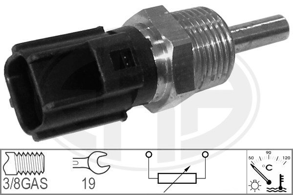 Senzor,temperatura lichid de racire WG1492553 WILMINK GROUP