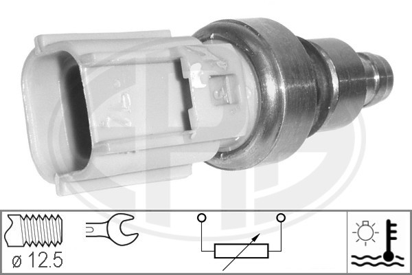 Senzor,temperatura lichid de racire WG1492544 WILMINK GROUP