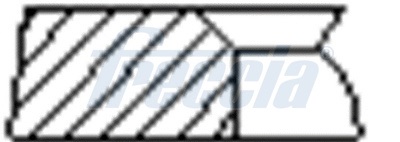 Set segmenti piston WG1945941 WILMINK GROUP