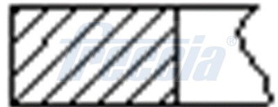 Set segmenti piston WG2136621 WILMINK GROUP