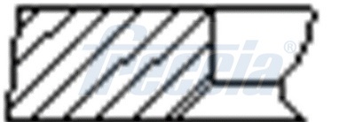 Set segmenti piston WG1946043 WILMINK GROUP