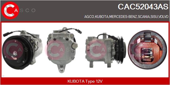 Compresor, climatizare CAC52043AS CASCO