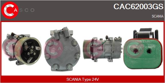 Compresor, climatizare CAC62003GS CASCO